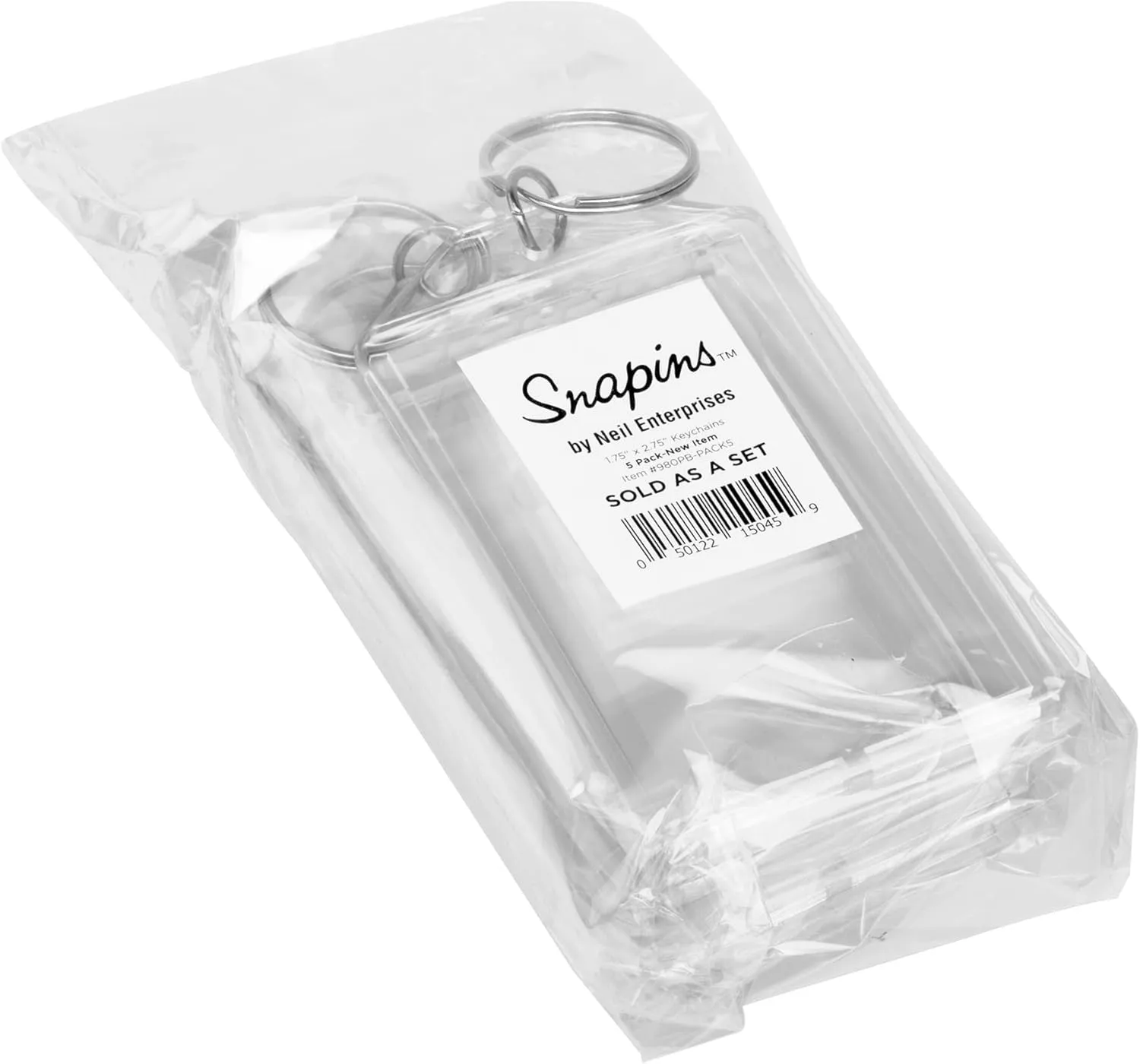 1.75" x 2.75" Acrylic Photo Keychains