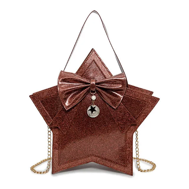 Bag - High Quality PU Leather Handbags Shining Star