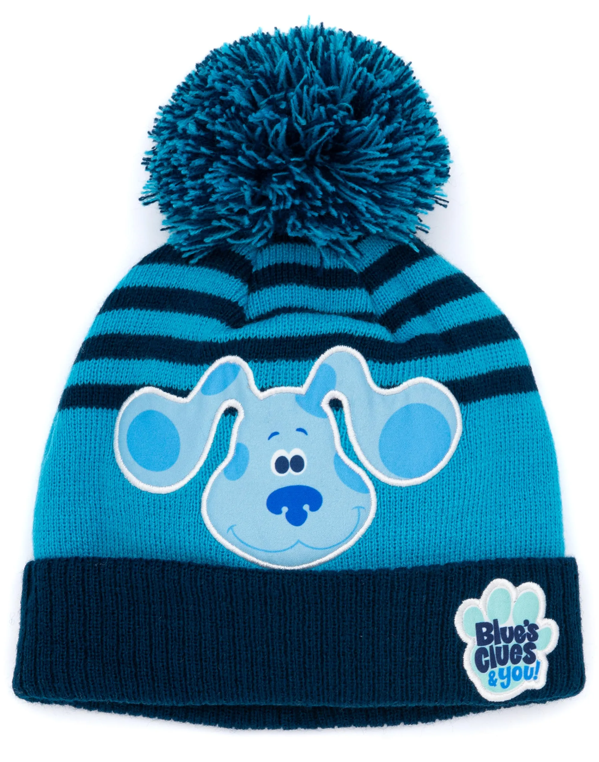 Blue's Clues & You! Knitted Winter Hat and Glove Mitten Set