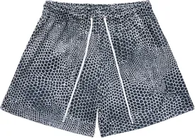 BOOMLEMON Mens Mesh Graphic Print Shorts Summer Basketball Running Shorts Retro Casual Cool Streetwear Short Pants