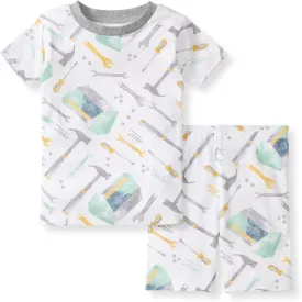 Burt's Bees Baby Baby Boys' Pajamas, Tee and Pant 2-Piece Pj Set, 100% Organic Cotton