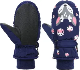 Century Star Winter Lined Fleece Toddler Mittens Waterproof Snow Mittens for Toddler Girls Boys Kids Snow Gloves Ski