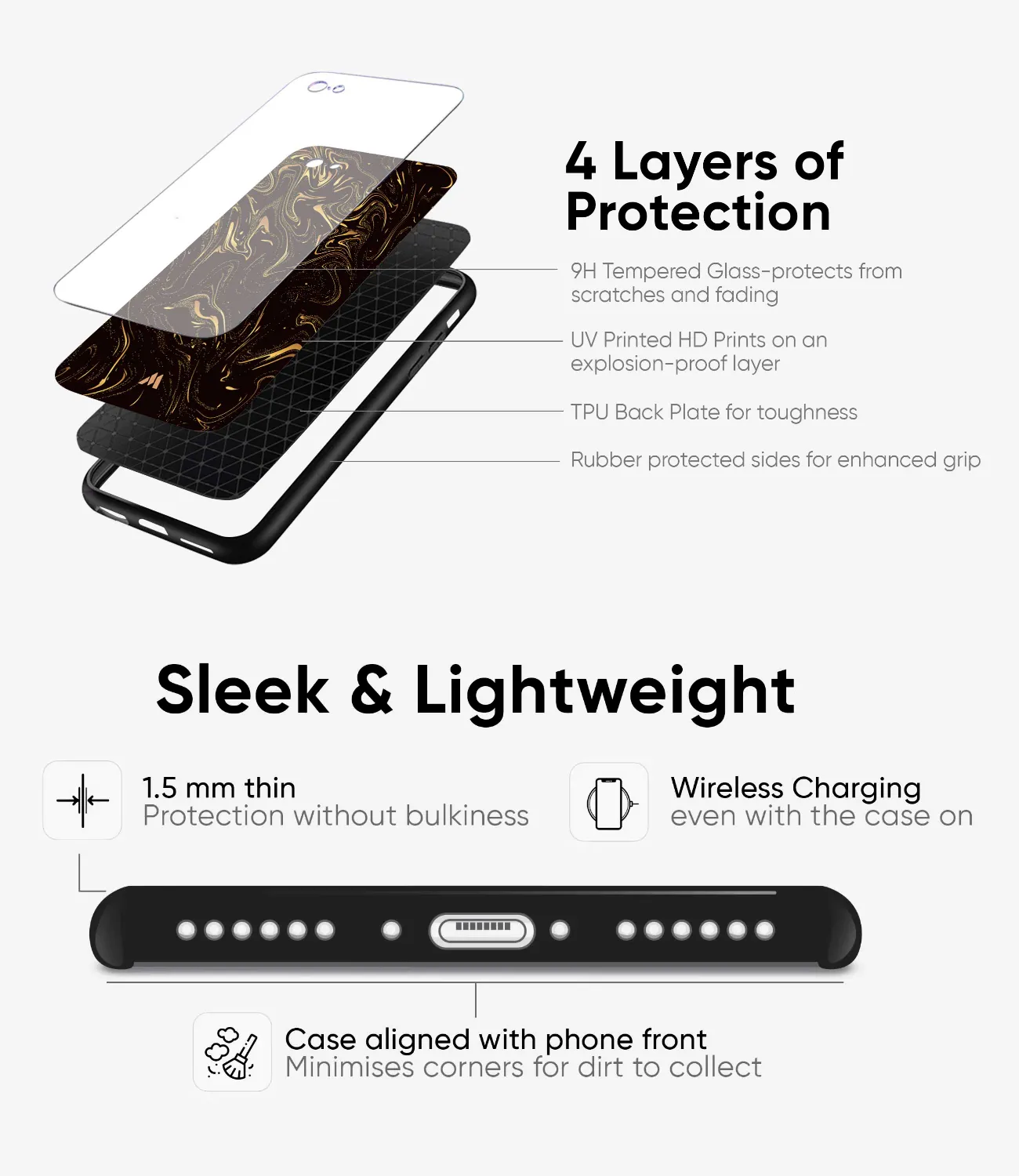 Couple Hug Glass Case