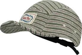 Croogo Short Brim 5 Panel Hat Vintage Striped Style Unisex Baseball Cap with Flat Bill Unstructured Low Profile Hat