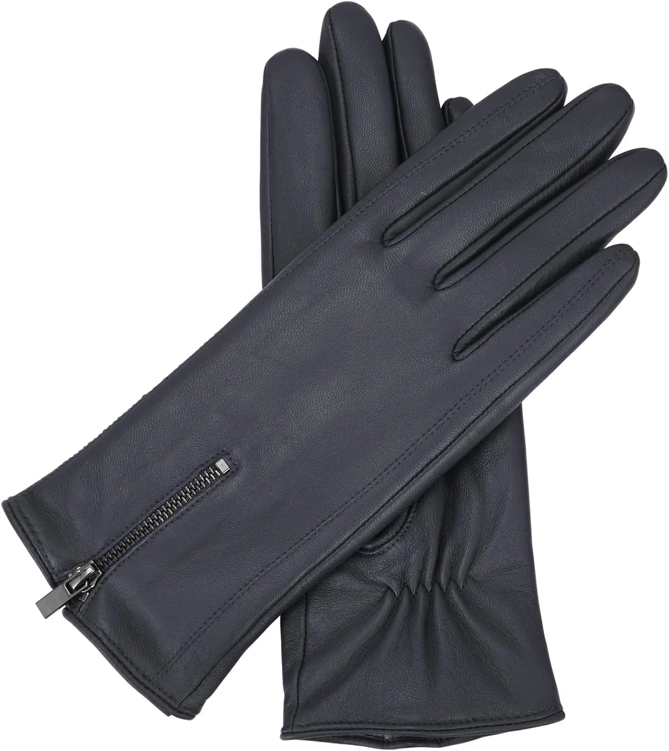 FIORETTO Womens Genuine Leather Gloves with Wool Lined Touchscreen Sheepskin Winter Warm Gloves W23006