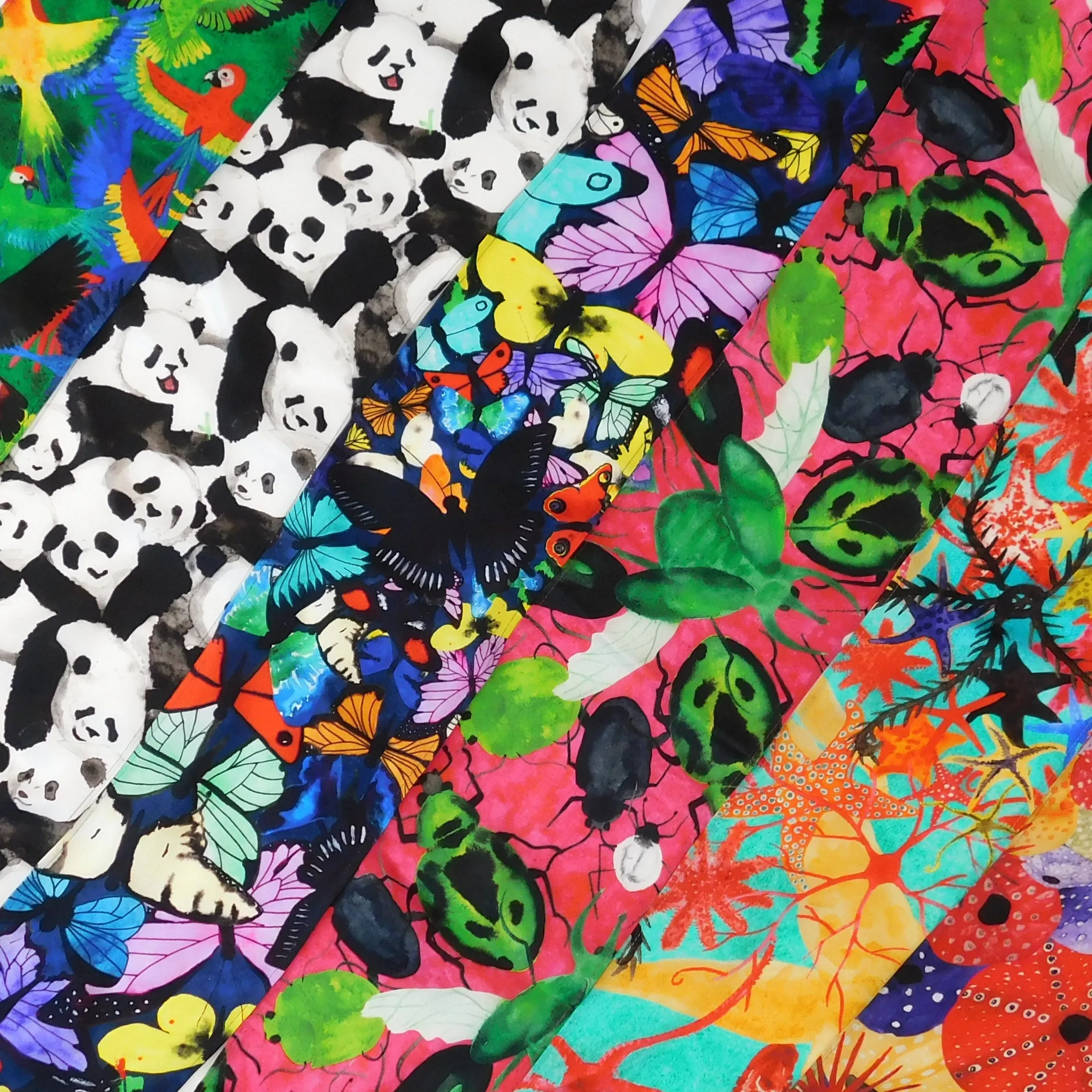 Flock of Sheep Print Silk Skinny Minnie