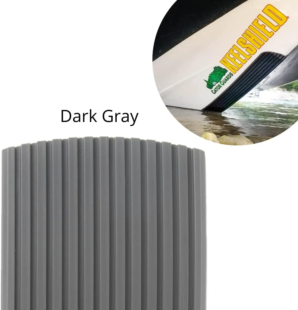 Gator Guards KeelShield Keel Guard - Helps Prevent Damage, Scars and Scratches - DIY Installation - Compatible with Fiberglass and Most Aluminum Boats - Made in The USA - 4 to 12 Lengths