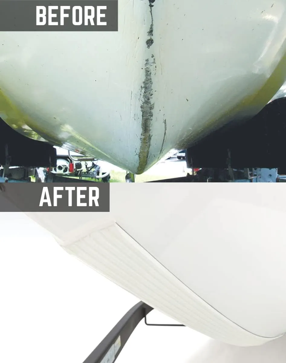 Gator Guards KeelShield Keel Guard - Helps Prevent Damage, Scars and Scratches - DIY Installation - Compatible with Fiberglass and Most Aluminum Boats - Made in The USA - 4 to 12 Lengths
