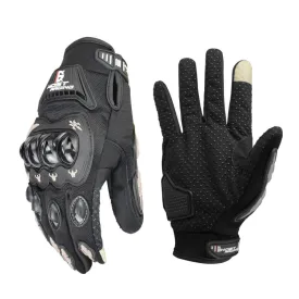 GHOST RACING GR-ST04 Motorcycle Gloves Anti-Fall Full Finger Riding Touch Gloves, Size: XXL(Gray)