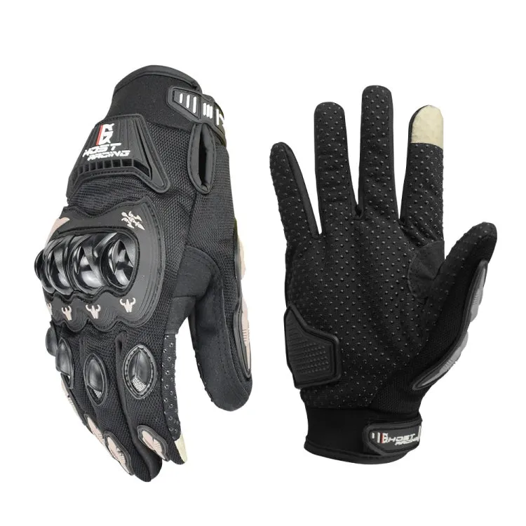 GHOST RACING GR-ST04 Motorcycle Gloves Anti-Fall Full Finger Riding Touch Gloves, Size: XXL(Gray)