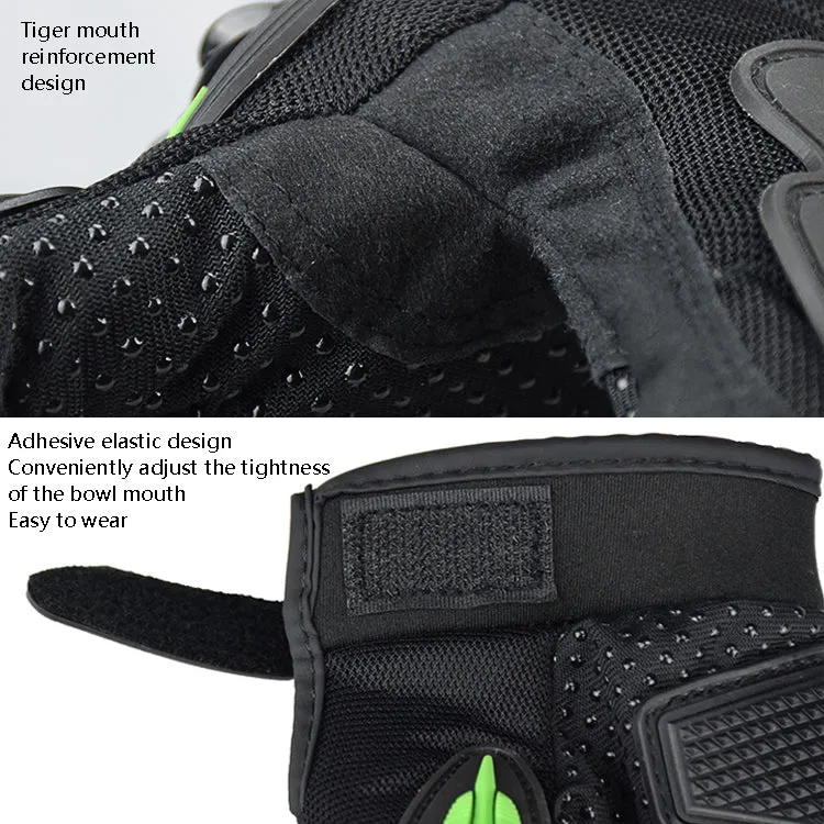 GHOST RACING GR-ST04 Motorcycle Gloves Anti-Fall Full Finger Riding Touch Gloves, Size: XXL(Gray)
