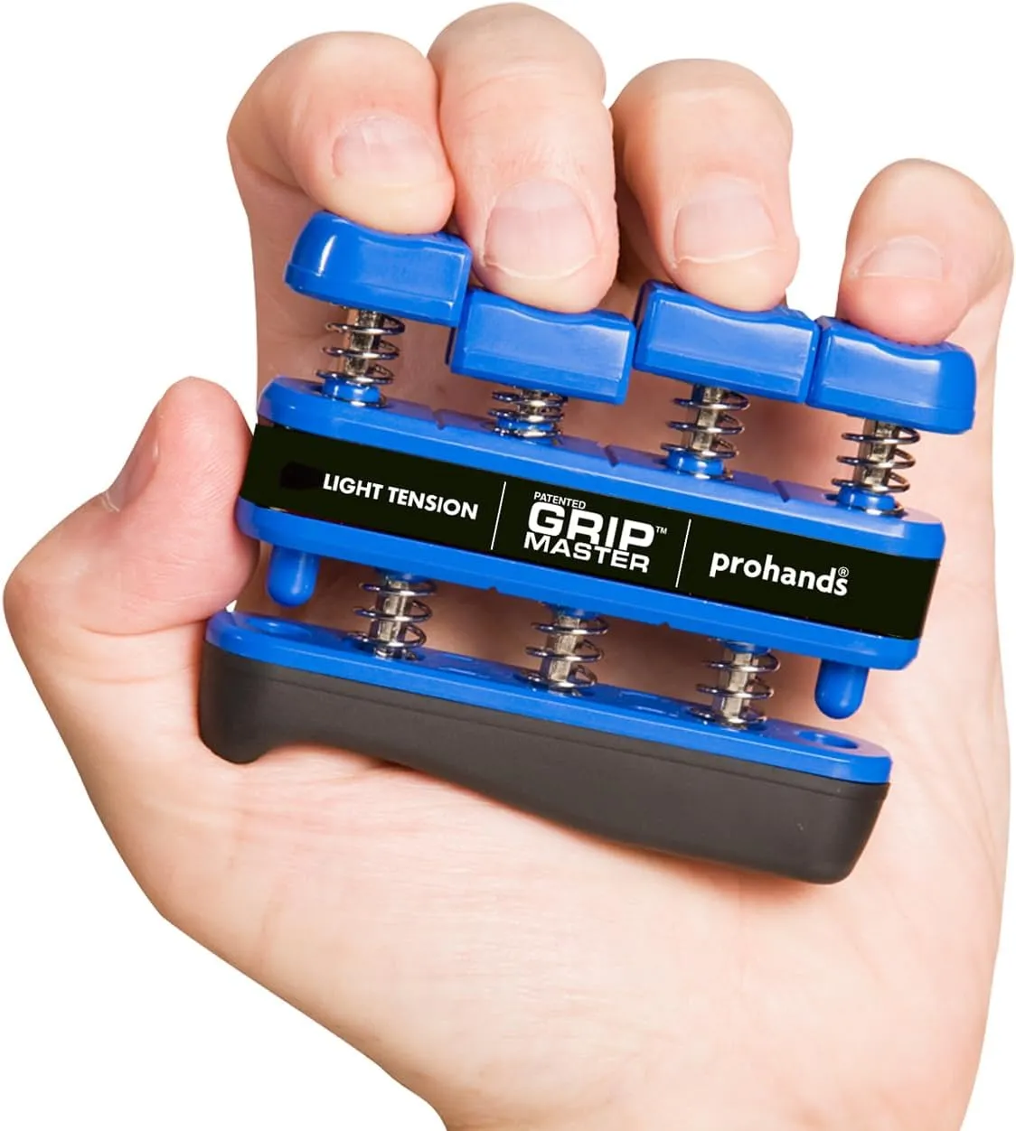 Gripmaster Hand Exerciser, Finger Exerciser (Hand Grip Strengthener), Spring-Loaded, Finger-Piston System, Isolate & Exercise Each Finger