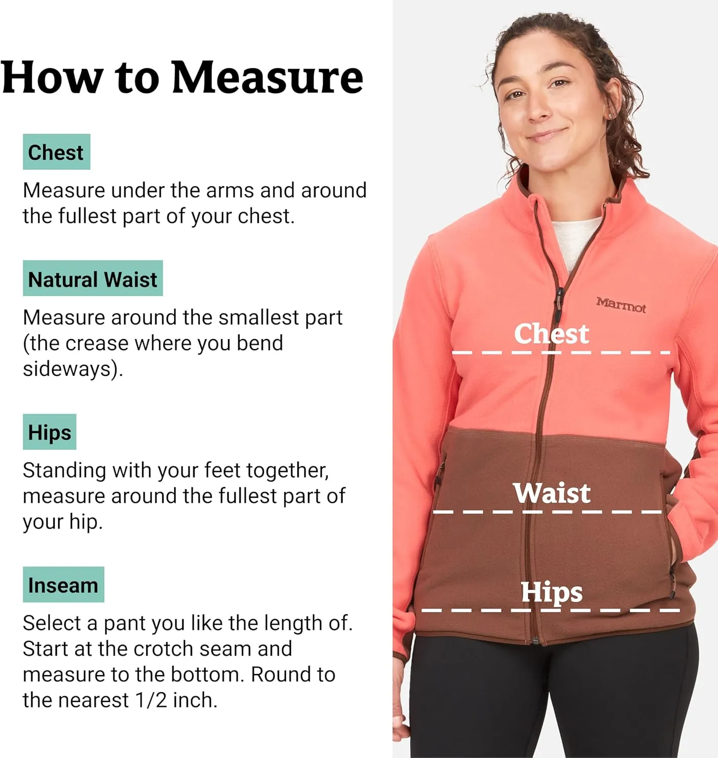 MARMOT Women's Rocklin Full-Zip Jacket - Classic, Warm, Lightweight 100-Weight Fleece Layer
