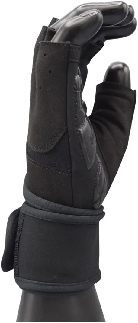 MRX Weightlifting Gloves for Men Workout Gloves Mens Wrist Support Lifting Gloves Male Gym Gloves | Workout Gym Accessories for Men Weight Lifting Fingerless Gym Exercise for Powerlifting