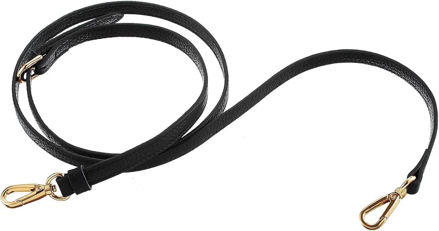 SEAVILIA Genuine Leather Purse Strap Replacement Crossbody Adjustable Long Thin Handmade Shoulder Handbags Strap