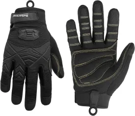 Seibertron Full or Half Finger Padded Palm Lightweight Breathable Climbing Rope Gloves for Climbers, Rock Climbing, Rescue, Adventure, Sailing, Kayaking, Outdoor Sports