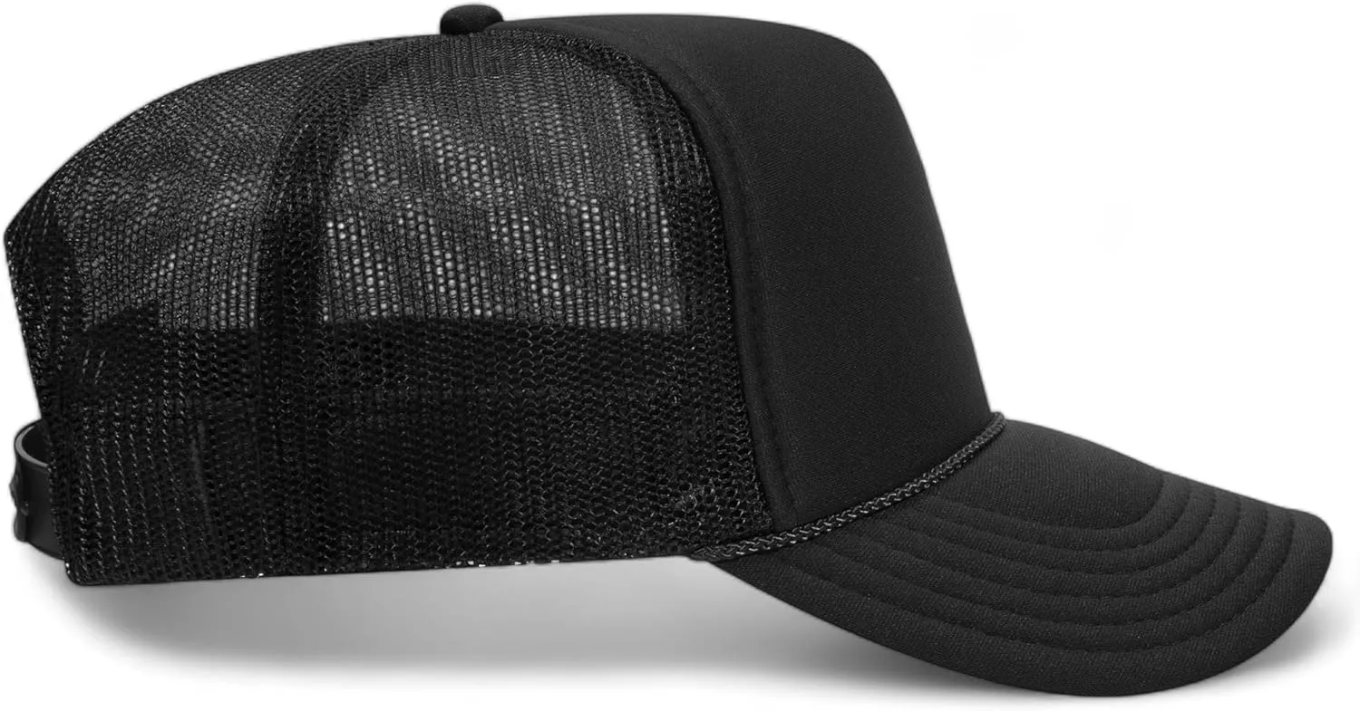 Short n' Sweet Trucker Hat | Trendy Vintage Cute Graphic Pop Girly Concert Tour | Premium Foam Snapback Hat for Men & Women