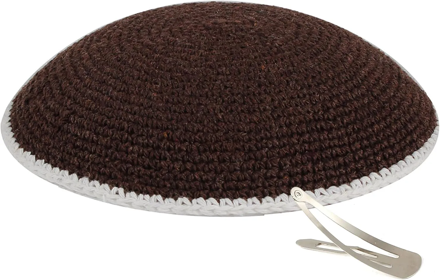 Zion Judaica Bulk Knitted Kippahs 16cm Quality Knit Handmade Kippots Cotton Yarmulkes 6.3"
