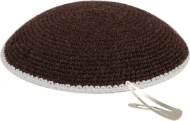 Zion Judaica Bulk Knitted Kippahs 16cm Quality Knit Handmade Kippots Cotton Yarmulkes 6.3"